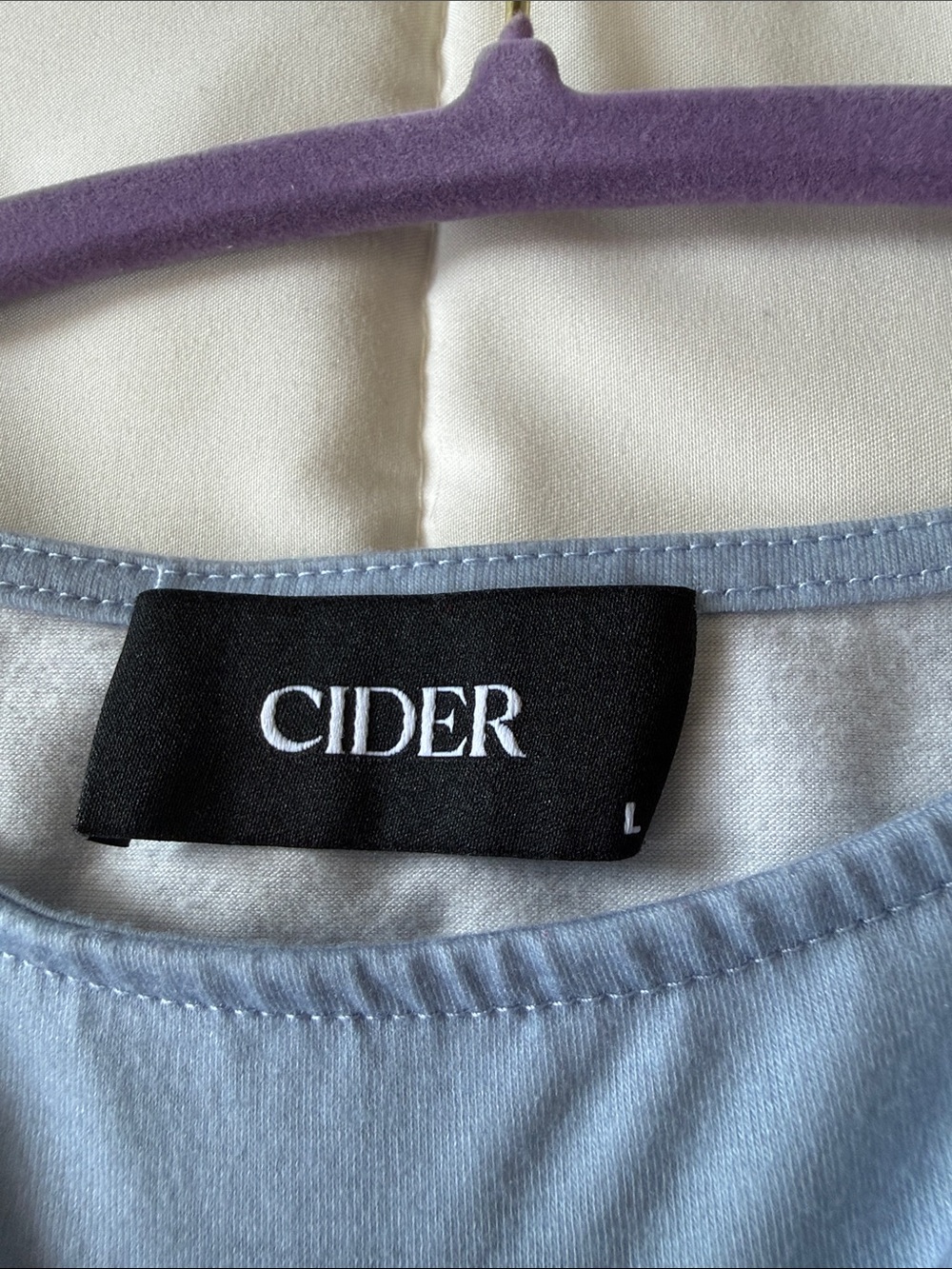 Cider Scenic Crop Top with Red Van and Blue Sky - Picture 2 of 6